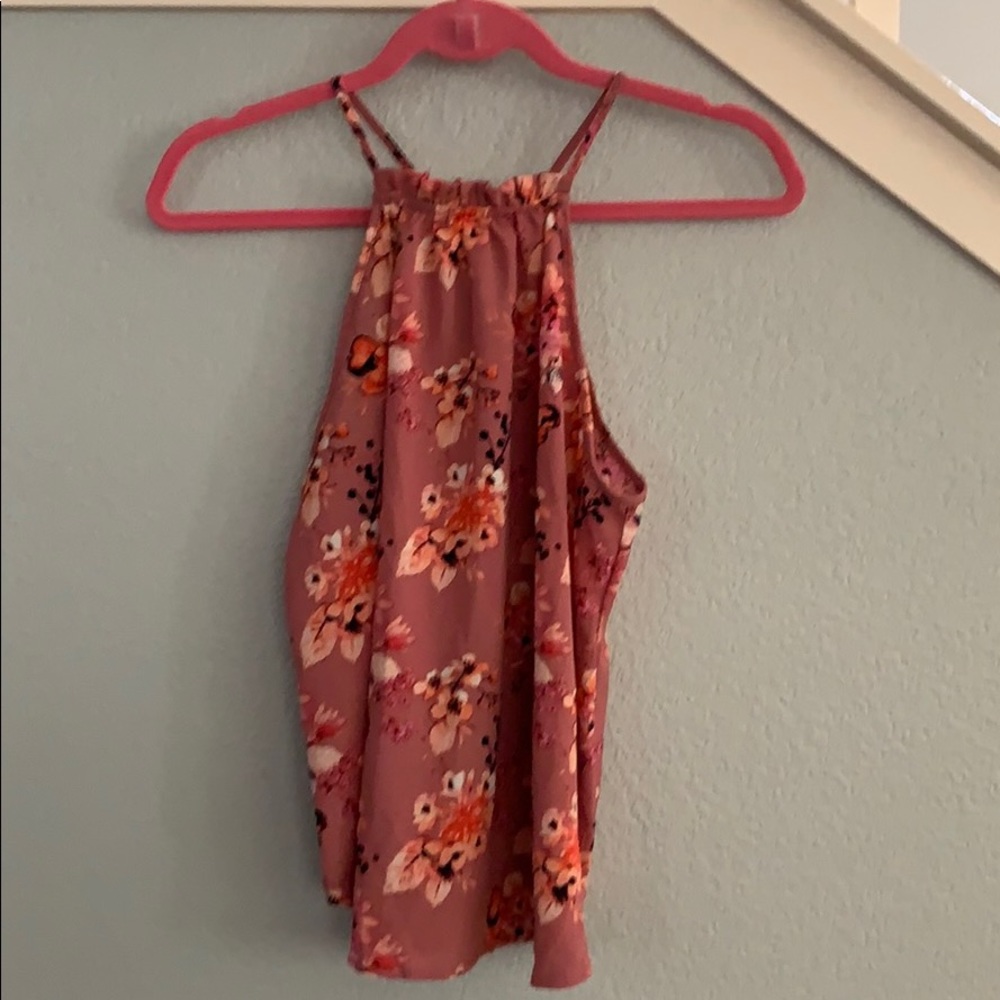 Haute Monde, floral printed top, size S